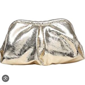 Amazon Metallic Gold Clutch Wristlet